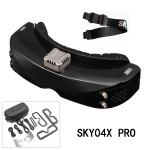 Skyzone SKY04X PRO 5.8Ghz 48CH Glasses Support 2d/3d Build in Headtracke With Fan Dvr Camera Rc Plane Racing Drone